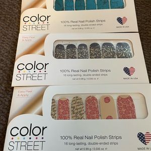 Color Street nail polish strips - Set of 3